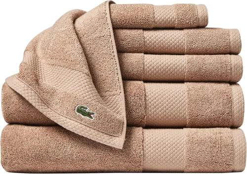 Vista 38 de Lacoste Heritage - Sábana de baño de 100 % algodón Supima, aloe, 35" x 70", altamente absorbente y de secado rápido, toalla de baño súper suave
