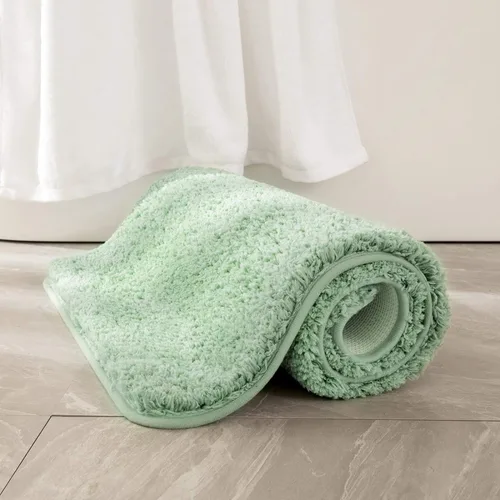 Vista 12 de MIULEE Alfombras de baño negras, suaves y pequeñas, absorbentes, antideslizantes, de secado rápido, esponjosas, para baño, bañera y duchas, lavables