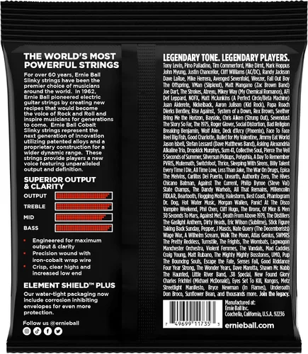 Vista 2 de Ernie Ball Slinky Cobalt - Cuerdas para bajo eléctrico de 6 cuerdas, calibre 32-130 6-String (32-130)