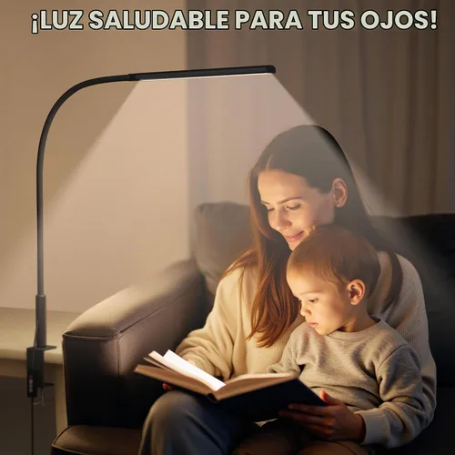 Vista 8 de Luz LED de rompecabezas de 18 W con abrazadera, lámpara