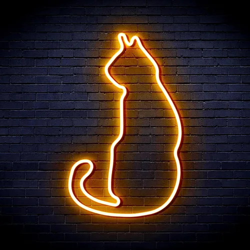 Vista 13 de ADVPRO Cat Flex Silicone LED Neon Sign - Blue - st16s32-fnu0083-b