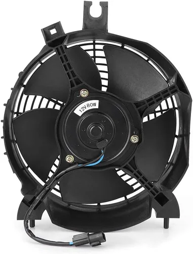 Vista 4 de Fydun Reemplazo de condensador Ventilador de refrigeración Aire acondicionado de coche Ventilador de hoja curvada para L200 Pajero Sport KH4W OE