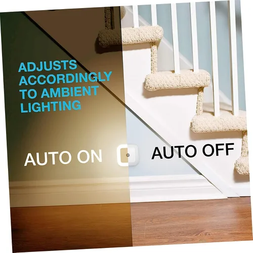 Vista 8 de Uonlytech Luz nocturna con sensor de movimiento, luces nocturnas para dormitorio, pared enchufable, para dormir, paquete de 6 unidades, decoración