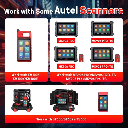 Vista 5 de Autel MaxiVCI VCI200 OBDII Conector, Interfaz de Comunicación Vehicular Bluetooth Interfaz de Diagnóstico Integral DoIP CAN FD Funciona con BT508