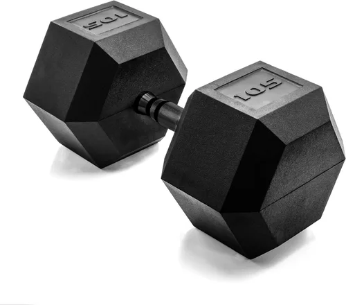 Vista 53 de CAP Barbell Peso de la mancuerna hexagonal recubierta, individual, 10-120 libras, múltiples opciones