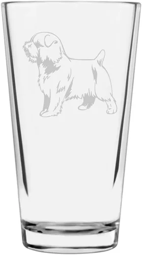 Vista 205 de Podenco Canario - Vaso de pinta de 16 onzas con temática de perro personalizado