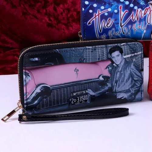 Vista 7 de Nemesis Now Elvis Pink Cadillac - Bolso para mujer, 7.5 in