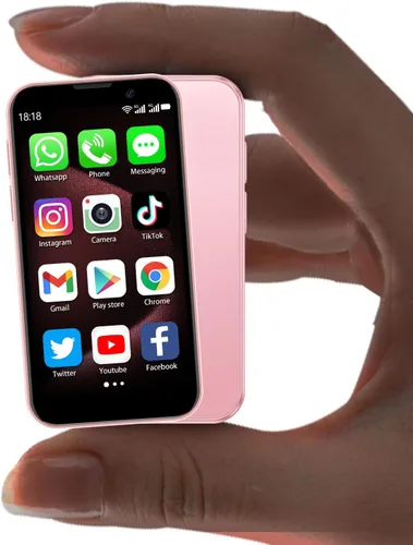 Vista 8 de Mini Teléfono Desbloqueado El Más Pequeño del Mundo con Pantalla Táctil HD de 3.0" Mini Teléfono Inteligente Android Móvil Compacto para Niños