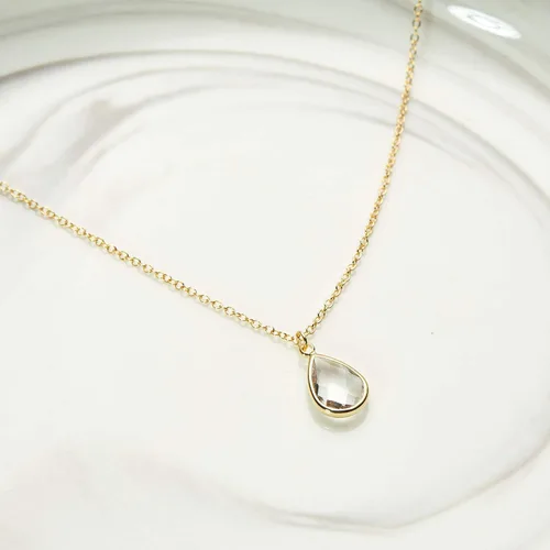Vista 2 de Dear Ava Collar de regalo para mujeres y niñas, colgante de joyería moderna ajustable, idea de regalo de amor para ella con tarjeta sincera, regalos