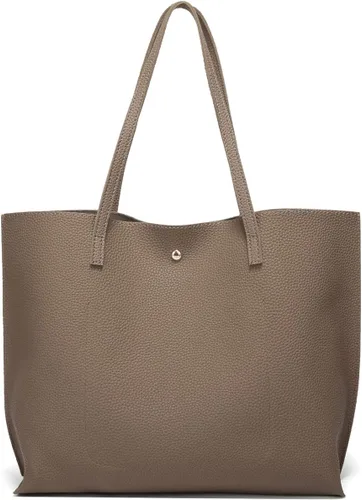 Vista 5 de Dreubea Women's Soft Faux Leather Tote Shoulder Bag from, Big Capacity Tassel Handbag