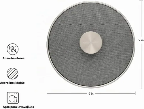 Vista 2 de KitchenAid Pantalla universal contra salpicaduras 2-Acero inoxidable