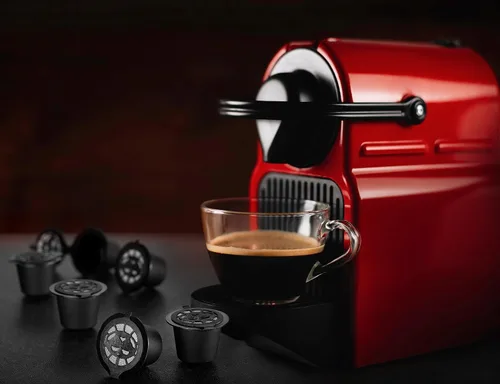Vista 7 de Cápsulas reutilizables para Nespresso, 6 unidades, recipientes rellenables para máquinas Nespresso (compatibles con OriginalLine)
