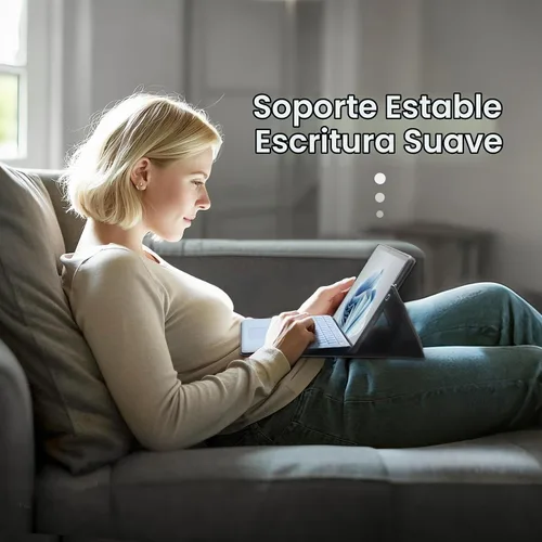 Vista 7 de Omnpak - Funda para Microsoft Surface Pro 11/10/9 de 13 pulgadas, soporte multiángulo Stylus Holder, Shockproof Protective, Compatible with Type