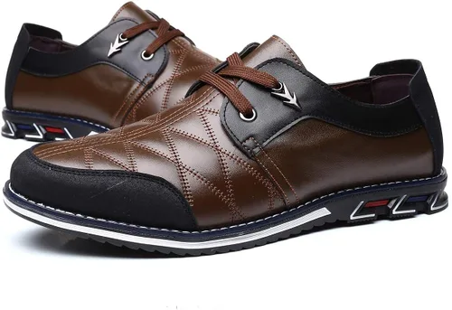 Vista 5 de COSIDRAM - Zapatos informales para hombre, zapatos deportivos de vestir, caminar, negocios, oficina, mocasines cómodos