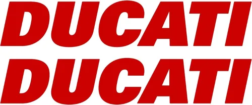 Vista 8 de labelbike - Kit de 2 pegatinas de letras para tanque de motocicleta compatible con Ducati Racing - Color negro