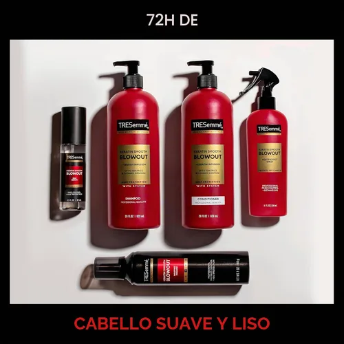 Vista 9 de TRESemmé Champú hidratante suave de queratina para cabello seco 28 oz 4 ct
