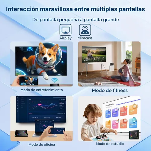 Vista 9 de EASYTONE Android 14 TV Box 2026, Android TV Box 14.0 4GB RAM 64GB ROM 1000M Ethernet R69 Plus Smart Box 4K 8K WIFI6 H728 Octa-core 2.4G 5.8G Dual