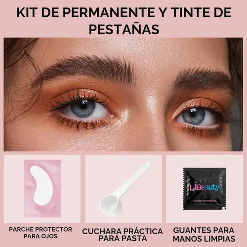 Vista 3 de Libeauty Lash Color Kit Negro, Kit de mejora temporal de la belleza
