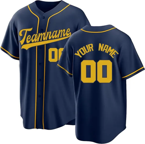 Vista 29 de Camiseta de béisbol personalizada cosida con el nombre del equipo, número de equipo, camisas con logotipo, uniforme deportivo impreso para hombres