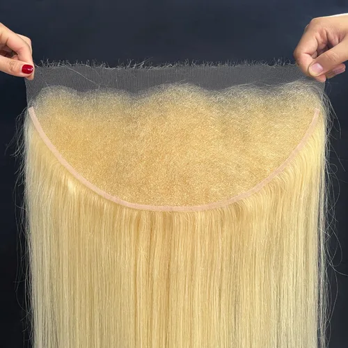 Vista 17 de KRN 5x5 HD Cierre de encaje, 0.1mm Ultra-delgado Invisible Cierre de encaje HD Pequeño Nudo Único Pre-arrancado con Cabello de Bebé 12A Grado