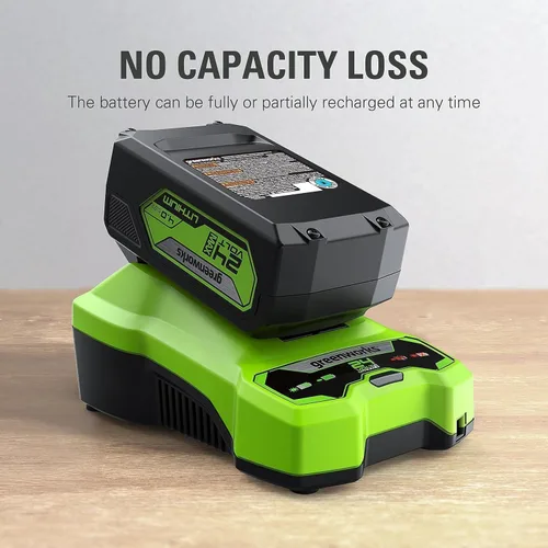 Vista 8 de Greenworks - Batería de iones de litio de 24 V y 4.0 Ah (batería original Greenworks/ compatible con 125+ herramientas)