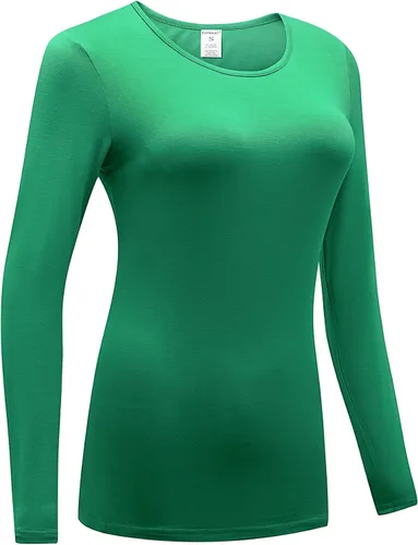 Vista 3 de Formeet17 Paquete de 2 camisetas de manga larga para mujer