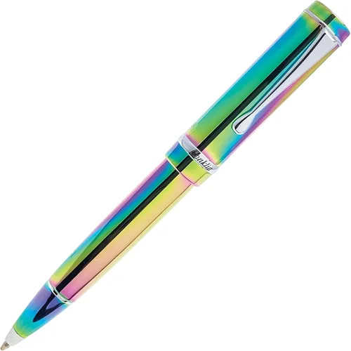 Vista 4 de Conklin Duragraph - Bolígrafo de punta fina PVD, edición especial, arco iris (CK71915)