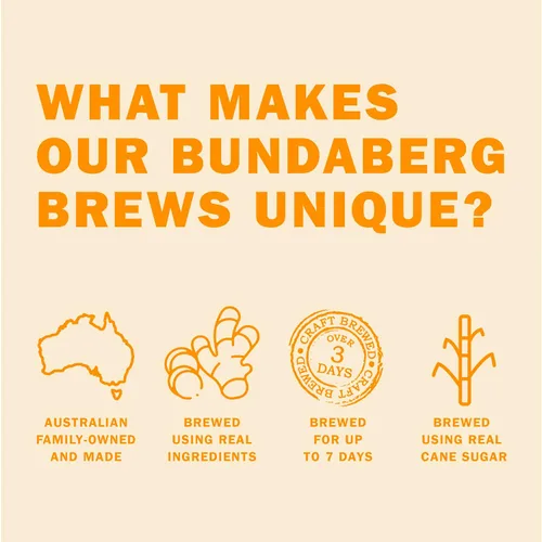 Vista 4 de Bundaberg - cerveza de jengibre, latas de 6.8 fl oz, (paquete de 24 unidades)