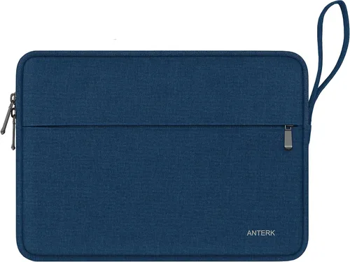 Vista 13 de Funda para portátil de 13 pulgadas, resistente al agua, con asa, a prueba de golpes, bolsa protectora para laptop compatible con MacBook Air Negro