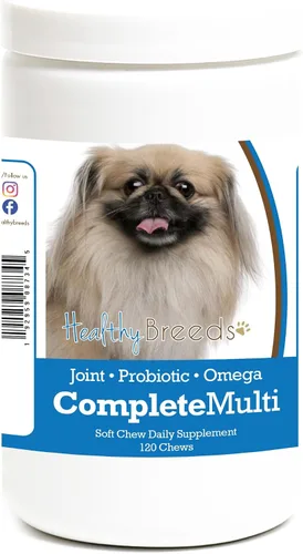 Vista 63 de Healthy Breeds Affenpinscher todo en uno multivitamínico suave masticable 120