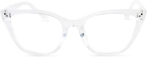 Vista 8 de In Style Eyes Elegantes lentes de lectura – montura completa, montura completa, montura clásica de ojo de gato grande, sin receta, lente de aumento
