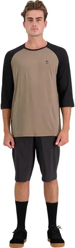 Vista 3 de Mons Royale Tarn Merino Shift Raglan Manga 34 - Hombre NogalNegro, L