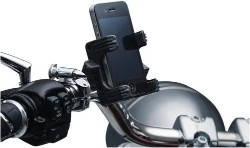 Vista 3 de Kuryakyn 1671 Soporte de accesorios para manillar premium, ajuste universal para motocicletas con barras de 7/8 pulgadas, 1 pulgada, 1-1/4 pulgadas