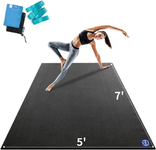 Vista 7 de MRO Extra Large Yoga Mat, 12'x6'/9'x6'/7'x5'/6'x4' (9MM)