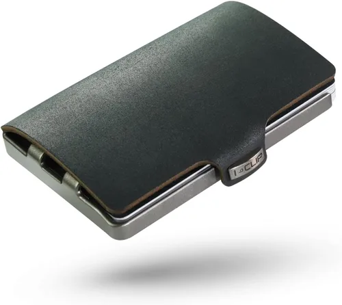 Vista 4 de I-CLIP Tarjetero original con clip de dinero - Cartera delgada de cuero suave - Cartera de cuero - Billetera premium - Tarjetero - Suave al tacto