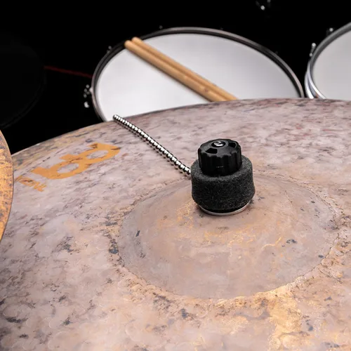 Vista 8 de Meinl Platillos Tocino Platillos Sizzler - Sonido de remache sin taladro, Paseo/Choque/China Stainless Beaded Chain, Instant Sizzle, Low-Profile