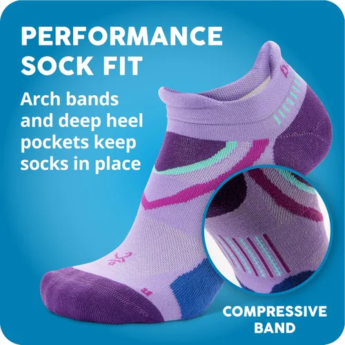 Vista 8 de Balega Ultraglide Cushioning Performance No Show Athletic Running Socks for Men and Women (1 Pair)