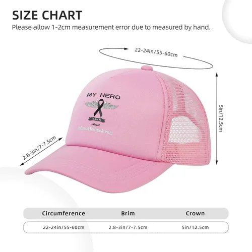 Vista 4 de Gorra de béisbol de malla ajustable para papá, unisex