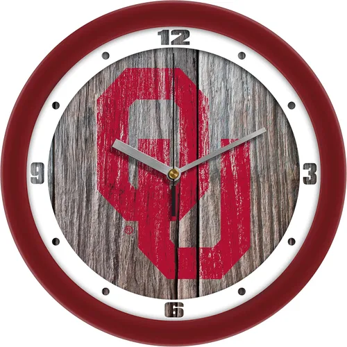 Vista 26 de SunTime Alabama Crimson Tide - Reloj de pared desgastado
