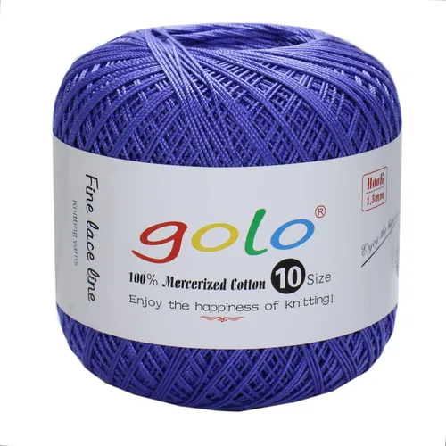 Vista 163 de Golo - 3 bolas de hilo de ganchillo tamaño 10, hilo de crochet para tejer a mano 102