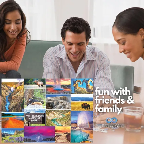 Vista 7 de Yellowstone, Yosemite & Our National Parks 3X rompecabezas Bundle – 1000 piezas – Zion, Acadia, Arcos, Crater Lake y más