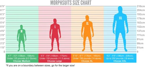 Vista 3 de Morphsuits mens Monster Skull and Bones Costume Skeleton
