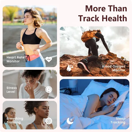 Vista 6 de Reloj inteligente para hombres y mujeres, llamada Bluetooth, más de 120 modos deportivos, seguimiento del sueño, contador de pasos y calorías, reloj