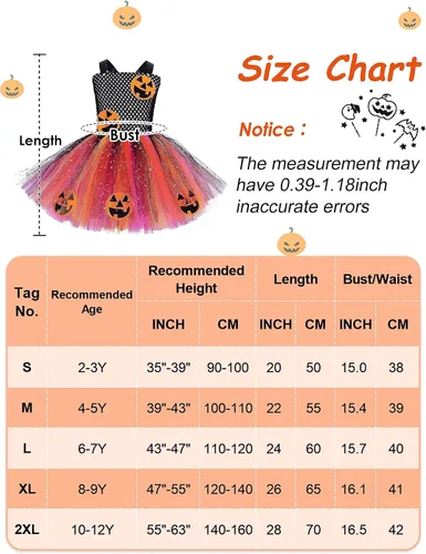 Vista 2 de Conjunto de disfraz de Halloween para niñas y niñas, disfraz de bruja para fiesta de disfraces