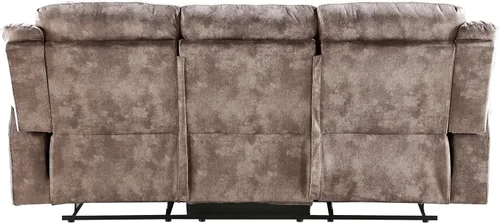 Vista 5 de ACME FURNITURE Zubaida Sofá (Glider & Motion) - Terciopelo chocolate de 2 tonos