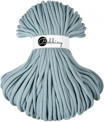 Vista 4 de Bobbiny - Cordón trenzado de macramé jumbo de 9 mm (color aloe), 108 yardas/330 pies