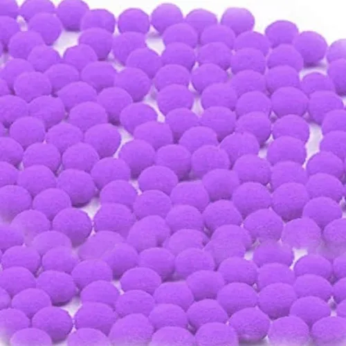 Vista 18 de 1000 pompones para manualidades de 1 pulgada, bolas de pompón mullidas de Navidad, pequeñas bolas de pompones para manualidades, proyectos