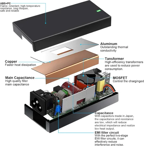 Vista 4 de ACDP-085N02 - Adaptador de CA para Sony Bravia KDL-40 KDL-48 KDL-32 KDL-42 Series KDL-40R510C KDL-40W600B KDL-48R510C KD-L48W600B KDL-48W650D KDL-33
