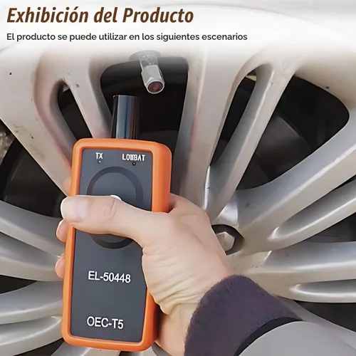 Vista 5 de ZIMISI EL-50448 Herramienta de restablecimiento TPMS, Sistema de sensor de monitoreo de presión de neumáticos OEC-T5, herramienta de activación