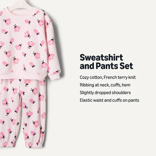 Vista 2 de Tienda Essentials x Sofia Grainge Toddlers and Baby Boys' Sweatshirt and Sweatpant Set